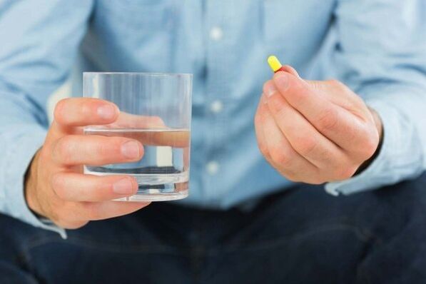 taking pills for arterial hypertension